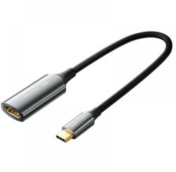 Vention Adaptor video Vention, USB-C (T) la HDMI (M), 0.25m, rezolutie 4K la 60Hz, conectori auriti, gri, CREBC (timbru verde 0.08 lei) - 6922794776968 (CREBC)
