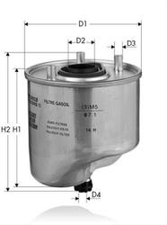 TECNECO Filtru combustibil TECNECO GS1071 (GS1071)