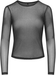 ONLY Top Onlopus L/S Mesh 15384893 C-N10 black/silver glitter dots