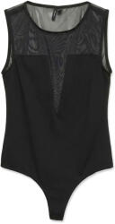 VERO MODA Bodysuit Vmnorth S/L Bodystocking Btq It 10353427 C-N10 black