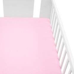 NEW BABY Jersey lepedő kiságyba New Baby 120x60 rózsaszín