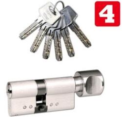 RICHTER Hengerzár betét 30+35 gombbal, 6 kulcs, Ni, 4. biztonsági osztály RICHTER