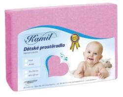 Bellatex Gyerek jersey lepedő - rózsaszín - 60x120 cm
