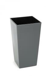  Műanyag virágcserép Finezia 250x250 mm, antracit