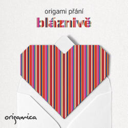 Origamica Origami üdvözlőlap - Őrülten