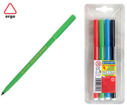 Centropen Filctoll CENTROPEN 7550/4, 4 szín, háromszöges