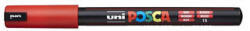 uni akril filctoll - piros 0, 7 mm