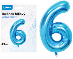 LUMA Fólia lufi 6-os kék 40 cm LUMA
