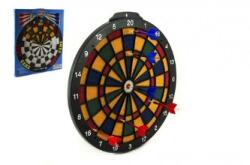Teddies Darts tábla 40 cm + 6 műanyag nyíl dobozban
