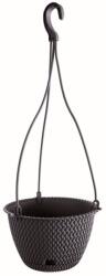  Függő virágtartó Splofy Round W antracit 27 cm