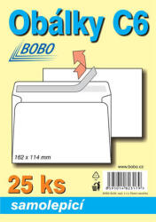 BOBO BLOK C6 öntapadós borítékok (csom. 25 db)
