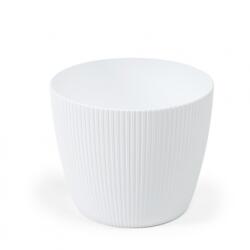  Műanyag virágcserép Magnolia Jumper 140 mm, fehér