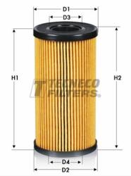 TECNECO Filtru ulei TECNECO OL010076E (OL010076E)