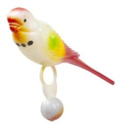 JKAnimals Jucarie din Plastic pentru Pasari Figurina Perus cu Inel si Contragreutate JK - Partenerul ideal de joaca si leganare