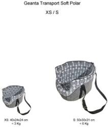 JKAnimals Geanta Transport animale mici XS, S · Polar Pufos
