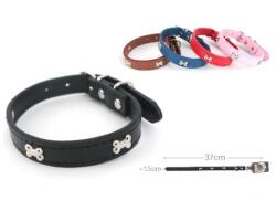 Yommy Zgarda caini Piele Ecologica cu Oase Metalice Yommy - Design Vesel si Rezistenta