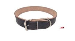 petRO Zgarda Gigant Piele Dublata Maro petRO 4x80cm - Rase Masive (Caucazian, Mastiff)