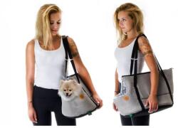 JKAnimals Geanta Transport caini S Model Pufos Polar