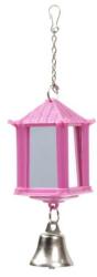 JKAnimals Jucarie Pasari Felinar cu Oglinzi si Clopotel, 9.5x3.5 cm JK - Accesoriu tridimensional plin de miscare si interactiune