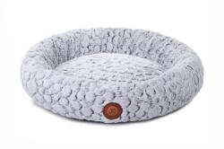 JK ANIMALS Pat Rotund Caini Bubble 60 cm, Cuib Circular Textura 3d, Perna Moale, Baza Antiderapanta