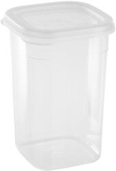 BURSEV Recipient pătrat LISSA cu capac, 1, 2 l