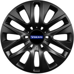 AutoHelix MSA Set 4 capace roti 15 inch, R15 compatibile VOLVO, Model 334 Black (Black334VOLVO)