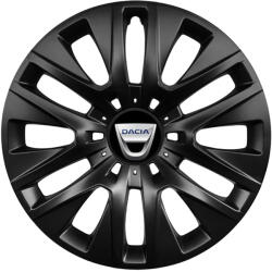 AutoHelix MSA Set 4 capace roti 15 inch, R15 compatibile DACIA, Model 334 Black (Black334DACIA)