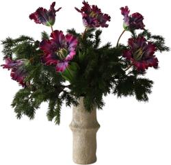 Botane Buchet de flori artificiale Plum Grove (BOT-WI26-BOU-003)