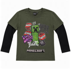 Minecraft Creeper Boom gyerek hosszú ujjú póló, felső 8 - 12 év / 128 - 152 cm (MNS150338)