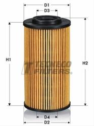 TECNECO Filtru ulei TECNECO OL0712E (OL0712E)