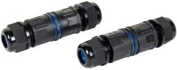 Detoolz Set 2 conectori cablu Detoolz, ermetici, Ø22x72mm, 4 pini, clasa de etanseitate IP68 (DZ-CA7002-G01)