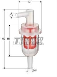 TECNECO Filtru combustibil TECNECO BN502 (BN502)