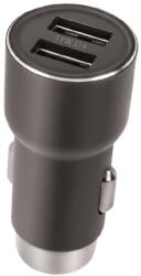  Autós töltő, Szivargyújtós töltő, 5V / 3.1A, 2 x USB aljzat, Forever, szürke, CC-04 - ionstore
