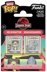 Funko Bitty Pop! 2-Pack: Jurassic Park - Velociraptor și Brachiosaurus - figurine din vinil Figurina