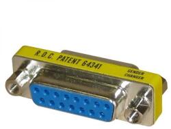  Adaptor pentru game port PC Logo 68054 - DB15 mamă-DB15 mamă, negru (PC)