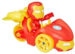  Set cu figurină și vehicul Marvel Spidey and His Amazing Friends - Iron Man Figurina
