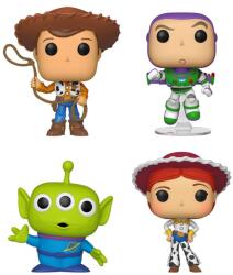 Funko Figurine din vinil Funko Pop! Disney Pixar Toy Story - Woody, Buzz Lightyear, Alien și Jessie, set de 4 Figurina