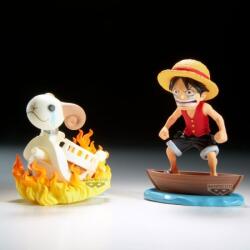 Figurină de colecție Banpresto One Piece World Collectable Figure Log Stories - Monkey D. Luffy și Going Merry Figurina