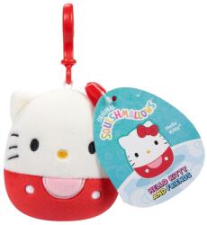 Jazwares Breloc din pluș Squishmallows, 9 cm - Hello Kitty
