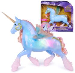  Unicorn interactiv Spin Master Unicorn Academy Glow Magic Skywind Figurina