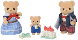  Figurine Sylvanian Families - familia Biscuit Bear (5851) Figurina