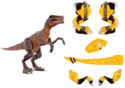  Figurină dinozaur Armorsaurs Armor-Up Blaze - velociraptor galben (552284) Figurina