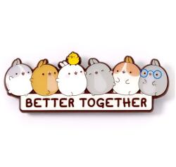 Carat Shop Insignă Carat Shop Molang Better Together (MLPB0130)