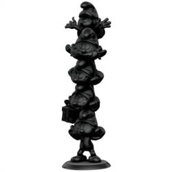  Ștrumfii - statuie din rășină Column Black Edition, 50 cm Figurina