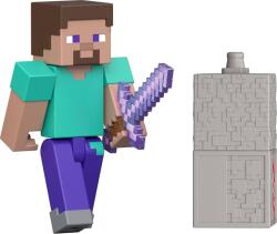  Figurină Mattel Minecraft Biome Builds - Steve 8 cm Figurina