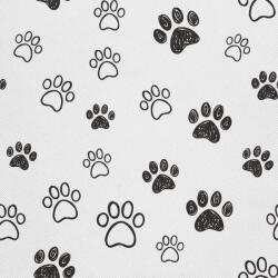 Heko Panels Textil anyag, Fekete-fehér Mancsok, Poliészter 100%, 210g/pm, Méret: 100cm x 155cm, DX609 (DX609)