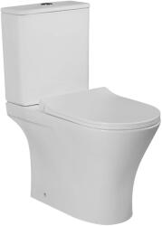 INVENA Dokos wc compact cu capac soft-close cu spălare turbionară alb CE-K1-P41Y (CEK1P41Y)
