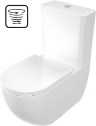 Deante Jasmin wc compact cu capac soft-close cu spălare turbionară alb CDJD6RRS (CDJD6RRS)