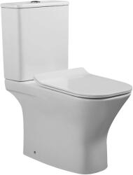 INVENA Verso wc compact cu capac soft-close cu spălare turbionară alb CE-K1-P51Y (CEK1P51Y)