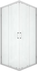 NEW TRENDY New Varia cabină de duș 90x80 cm dreptunghiular crom luciu/sticlă transparentă K-5144 (K5144)